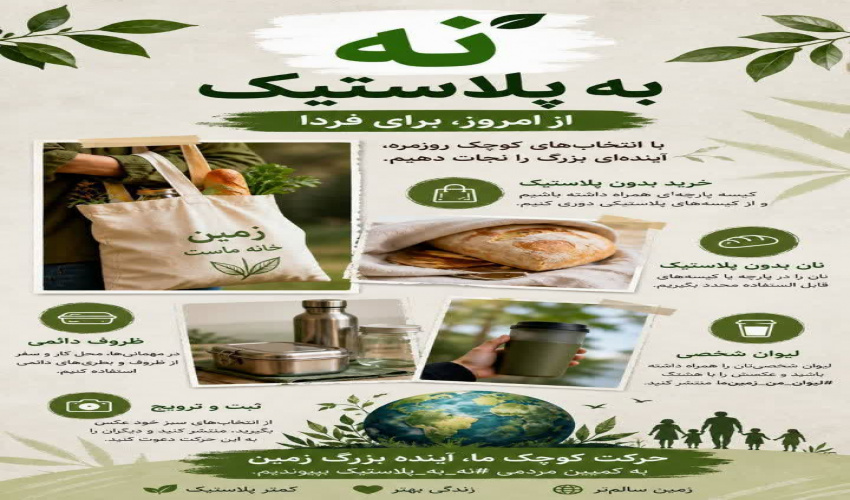 با انتخاب های کوچک روزمره آینده ای بزرگ را نجات دهیم.
